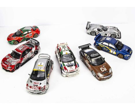 AutoArt 1:18 Rally &amp; Touring Cars, Nissan Skyline R34 JGTC, Mazda RX-8, Toyota Corolla Rally, Peugeot 206, Subaru Imprezz