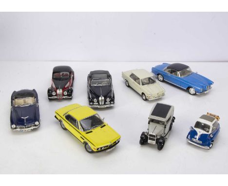 1:18 Vintage BMW'S, including Jadi BMW 503, Signature BMW LS Luxus 1962, Minichamps BMW 3.0 CSL, Maisto BMW 502 1955, Ricko B