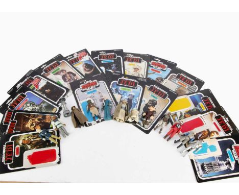 Vintage Star Wars ESB &amp; ROTJ Action Figures With Cardbacks, ESB FX-7, R2-D2 with Sensorscope, ROTJ Death Star Droid, Gene