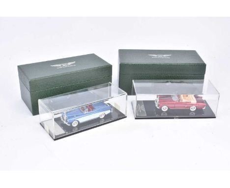 British Heritage Models Britannia Collection Rolls Royce, both boxed and cased with card sleeves, 1:43 scale, BC 07 Silver Cl