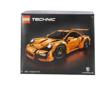 Lego Technic Porsche 911 GT3 RS,  boxed, 1:8 scale, 42056 Porsche 911, with instruction manual four interior boxes with conte