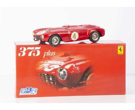 BBR 1:18 Ferrari 375+ 24Hr Le Mans 1954, BBR180003, in original box with certificate, G-VG, fog lights repaired, glue residue