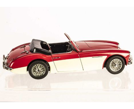 AutoArt 1:18 Austin Healey 3000 MK II 1961, 70721, in original box, VG-E, would benefit from cleaning, dusty from display, fr