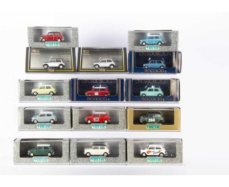 Vitesse &amp; Eligor 1:43 Minis, Vitesse 29511 Mini 1000 25th Anniversary (2), 581 Mini Cooper 1963 (3), 580 Austin Cooper 19