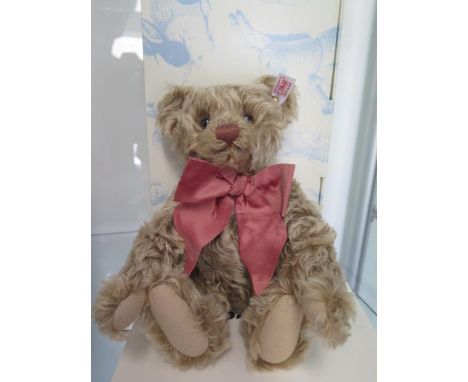 A Steiff BeNeLux bear, mohair, 28cm tall, Limited Edition number 168 of 1500, boxed with certificate, as new 