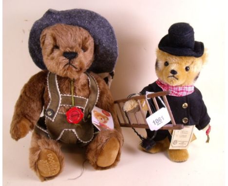 A Herman 'Alpine' bear and a 'Sweep' bear 455/1000