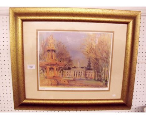 Anthony Armstrong - limited edition print 'Glasgow Green' - signed in pencil - 28 x 35cm, 324/500
