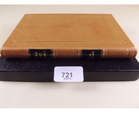 A First Edition copy of Here and There by C H Underhill issued in a limited edition no.  6/35 - leather bound