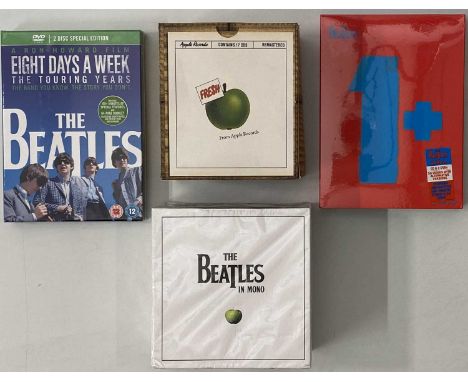 THE BEATLES - CD BOX SETS. A smashing collection of 4 CD box sets by The Beatles and related. Titles include The Beatles inc 