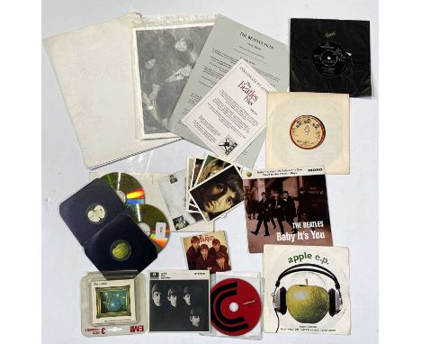 Beatles promo items to inc: 'White Album' CD reissue promo pack, Andy Davis - The Beatles Files (1998) a 'collector's portfol