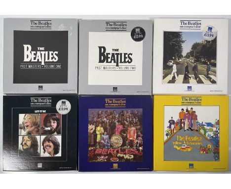 THE BEATLES - HMV CD BOX SETS. Excellent run of 10 x limited edition HMV CD box sets. Titles are Help/Rubber Soul/Revolver (B