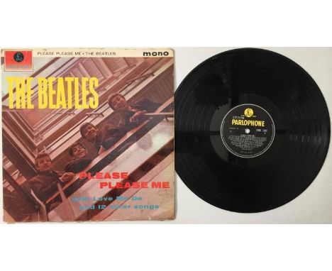 THE BEATLES - PLEASE PLEASE ME LP (UK MONO 3RD PRESS - PMC 1202). A nice UK 3rd mono LP pressing of The Beatles debut studio 