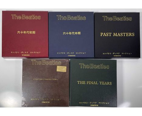 THE BEATLES - 'JBCD' JAPANESE EXPORT BOX SETS. Wicked complete collection of the limited edition Japanese export CD box sets 