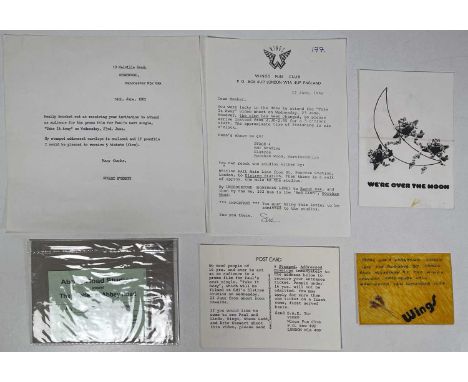 Wings fan club items relating to a competition draw that the vendor won as part of the fan club to attend as part of an audie