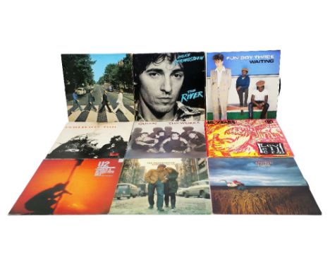 A large Collection of Vinyl LP and a few 12 inch Records - Including The Rolling Stones, various Beatles and John Lennon, Pau