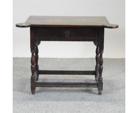 A Victorian mahogany side table, 90cm