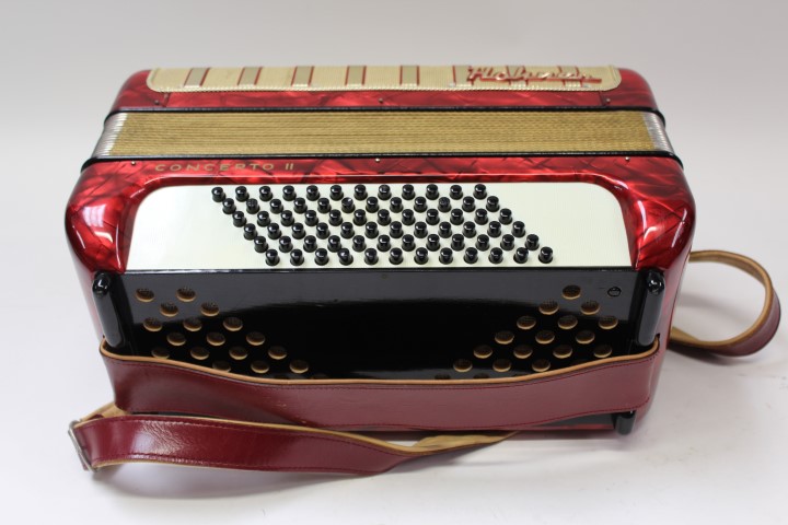 Vintage Hohner accordion, model - Concerto II, in original case