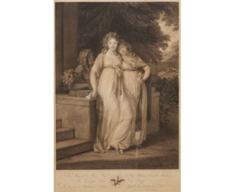 Luigi Schiavonetti1765 Bossano - 1810 London nach F. Tischbein - Prinzessin und spätere Königin Luise Wilhelmine von Preußen 