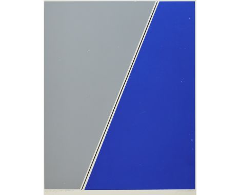 Jan Kubicek1927 - 2013 - "Diagonale-System II" - Farbserigrafie/Papier. 29/160. 49,4 x 39,5 cm, 54 x 41 cm (Blattmaß). Sign. 