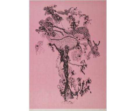 Ursula Schultze-Bluhm1921 Mittenwalde - 1999 Köln - Pflanzliches - Zinkografie/Papier. 33/50. 64 x 45,5 cm, 76 x 54 cm.  Sign