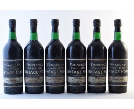 Fonseca 1970 , UKMorgan Furze &amp; Co.(bin-soiled labels - 8 nicked, 1 stained; embossed lead capsules)1 dozen bottlesFor fu