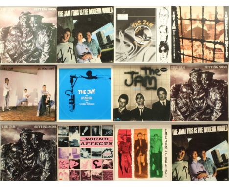 A collection of The Jam Non UK LPs and 12" Singles to include (1) Setting Sons (1979 US, PD-1-6249, label 26); (2) All Mods C