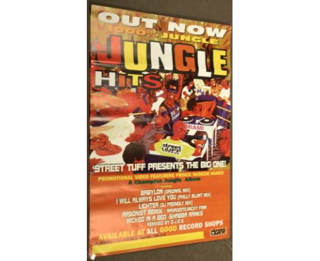 Large Band/Film Posters - Duran Duran, David Bowie, Jungle Hits. Very large format posters including: Jungle Hits by Street T