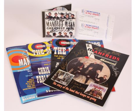 A Collection Of Moody Blues and The Manfreds Tour Memorabilia. Includes: The Moody Blues Tour Programmes from 1997, 2000, 200