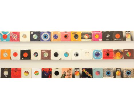 A collection of 1970's Rock &amp; Pop 7" Singles to include artists; T.Rex, Manfred Mann's Earthband, Nazareth, Forrest, Odys