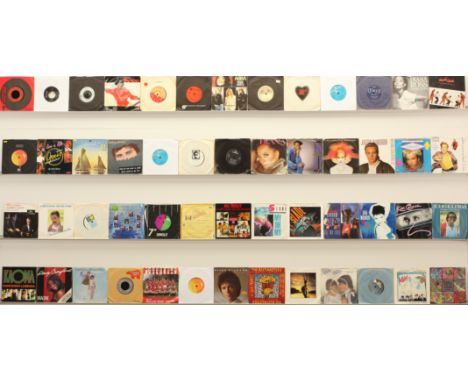 A collection of 1980's Pop &amp; Rock LPs to include artists; Level 42, Mel &amp; Kim, The Sisters Of Mercy, Queen, The Human