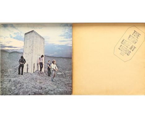 A Pair Of The Who LPs to include (1) Live At Leeds (1970 UK 1st edition, 2406 001, Black Lettering, Includes 11 Inserts, Post