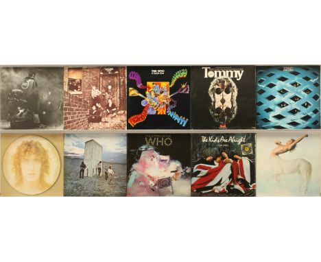 A collection of The Who and Related LPs to include (1) A Quick One/The Who Sell Out (1974 UK Double Album Set, 2683 038); (2)
