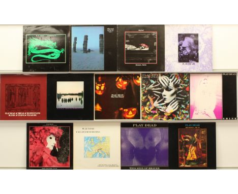 A collection of Play Dead LPs and 12" Singles to include (1) The First Flower (1983 UK, FREUD 3); (2) Company Of Justice (198