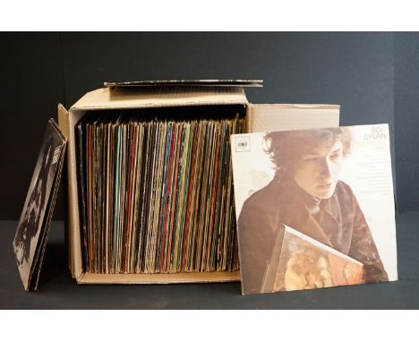 Vinyl - Over 70 LP's spanning genres and decades including Bob Dylan, T-Rex, The Beatles, James Brown, David Bowie, Prince, A