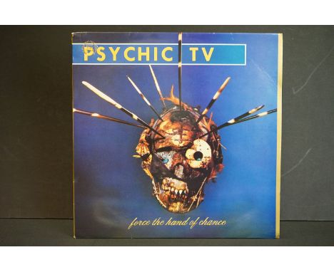 Vinyl - Psychic TV  Force The Hand Of Chance (Some Bizzare – PSY1).  Single LP version with poster.  Yorkshire Television sti