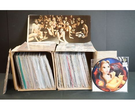 Vinyl - Approx 150 rock &amp; pop LP's including Jimi Hendrix Experience Electric Ladyland x 7 Bob Dylan, Beach Boys (includi