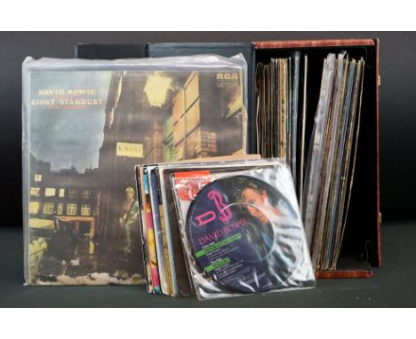 Vinyl - 25 David Bowie LP's including Ziggy Stardust, Pin Ups, Hunky Dory, Space Oddity, The Man Who Sold The World and more,
