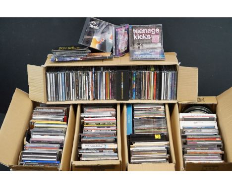 CD - Around 250 CDs featuring albums, singles, signed and ltd edn sets to include REM, Red Hot Chilli Peppers, Adele, compila