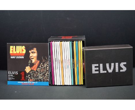 CD - Ltd edn Elvis UK Singles Box Set numbered 01344, complete and ex 