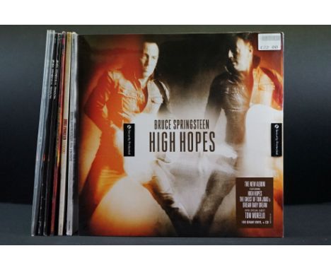 Vinyl - Seven recent release Bruce Springsteen LPs to include 3 x Wrecking Ball, Seeger Sessions, Magic, The Promise and, Hig