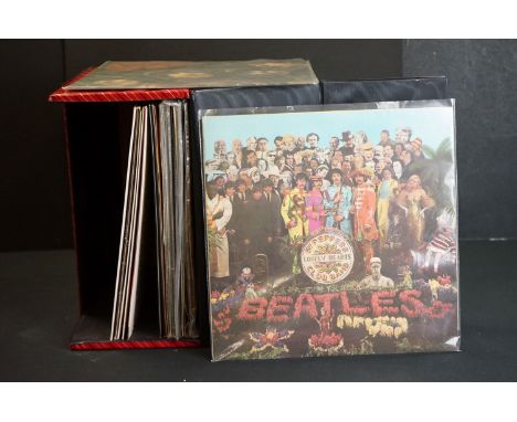 Vinyl - 16 LP's spanning genres and decades including The Beatles Sgt Pepper (original flame inner, insert intact) and Rubber