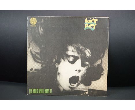 Vinyl - Juicy Lucy Lie Back And Enjoy It on Vertigo 6360014.  Foldout poster sleeve has some storage wear to corners and seam