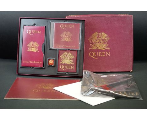 CD / Memorabilia - Queen Box Of Tricks Ltd Edition box set from 1992.  Complete with all components CD, VHS, Book, T-Shirt, P