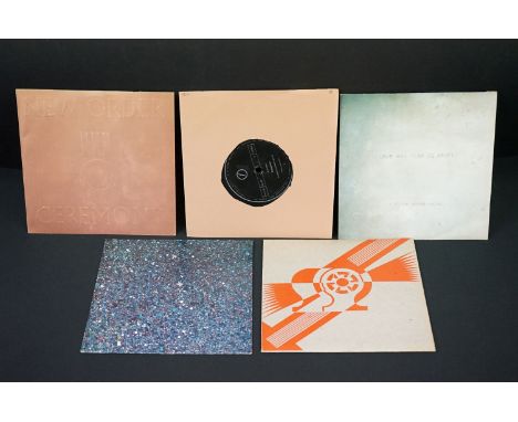 Vinyl - Joy Division / New Order - 5 Original UK 7” singles &amp; Flexi, to include : Joy Division - Love Will Tear Us Apart 