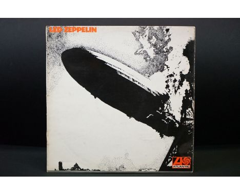 Vinyl - Led Zeppelin self titled LP on Atlantic 588171 version 6.  Plum Atlantic labels. Sleeve Vg+ with strong spine, some s