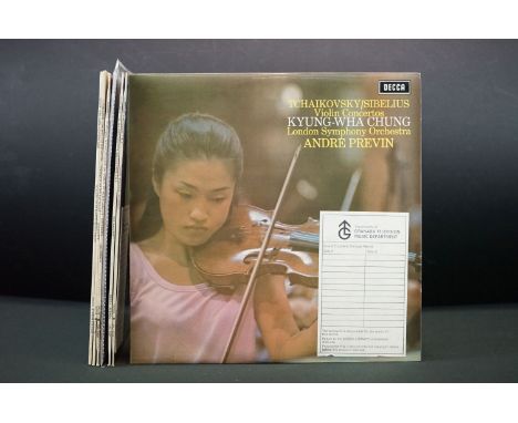 Vinyl - 7 Classical albums on Decca Records: SXL 6493 ED1 VG+ / EX.  SXL 6394 ED1 VG / EX.   SXL 6269 ED1 VG+ /EX,  SXL 6363 