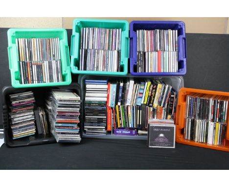 CD - Over 300 CDs spanning the genres to include box sets, Bon Jovi, Jimi Hendrix, ELO, Rod Stewart, Genesis, Moby etc (6 box