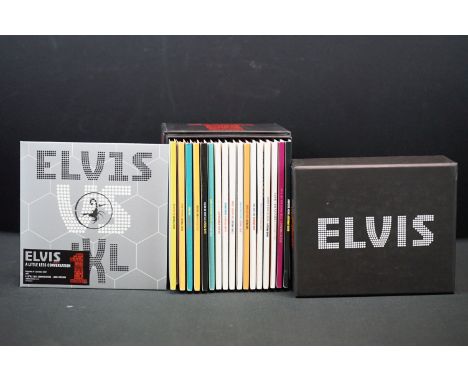 CD - Ltd edn Elvis UK Singles Box Set numbered 01946, complete and ex 