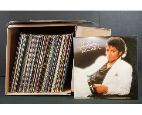 Vinyl - Around 70 Rock &amp; Pop LPs to include Tears For Fears, Michael Jackson, INXS, Yes, Elkie Brooks, Bee Gees etc, cond