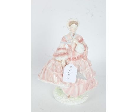 Royal Worcester Figurine, '1855: The Crinoline', The Victoria &amp; Albert Museum, Walking-Out Dresses of the 19th century, l